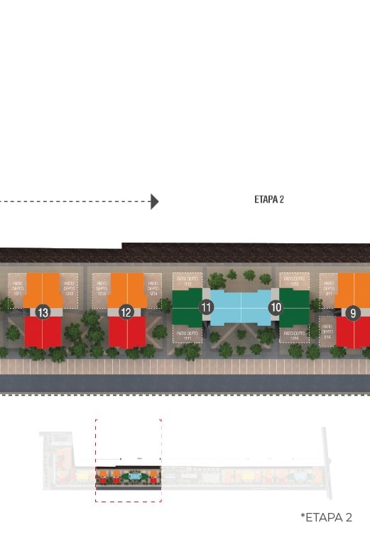 Emplazamiento Condominio El Trébol
