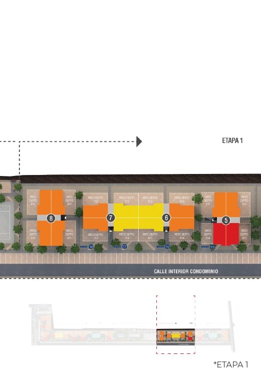 Emplazamiento Condominio El Trébol