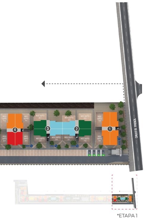 Emplazamiento Condominio El Trébol