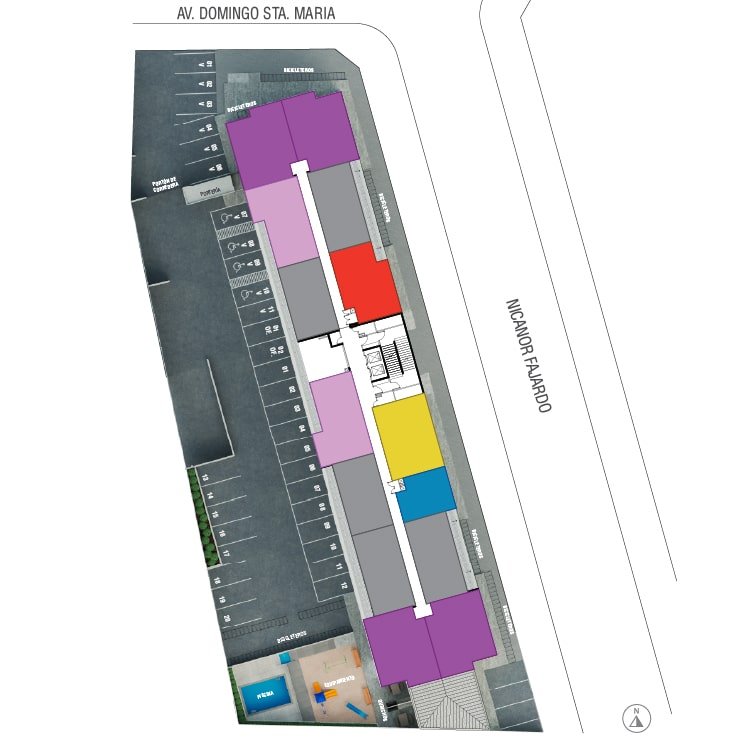 Altos de Santa María - Emplazamiento