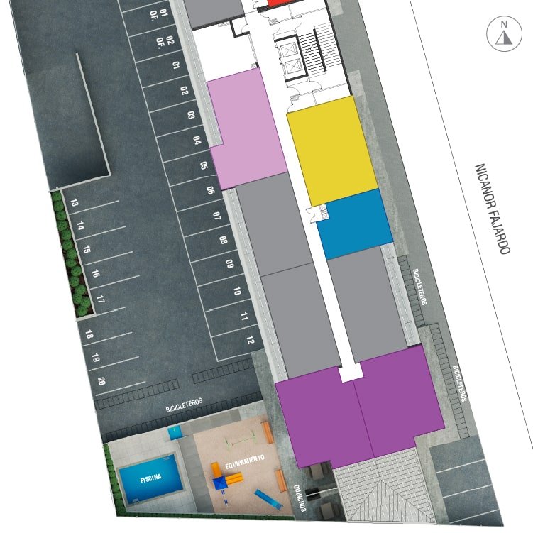 Altos de Santa María - Emplazamiento