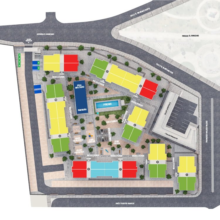 Emplazamiento Condominio Curamapu