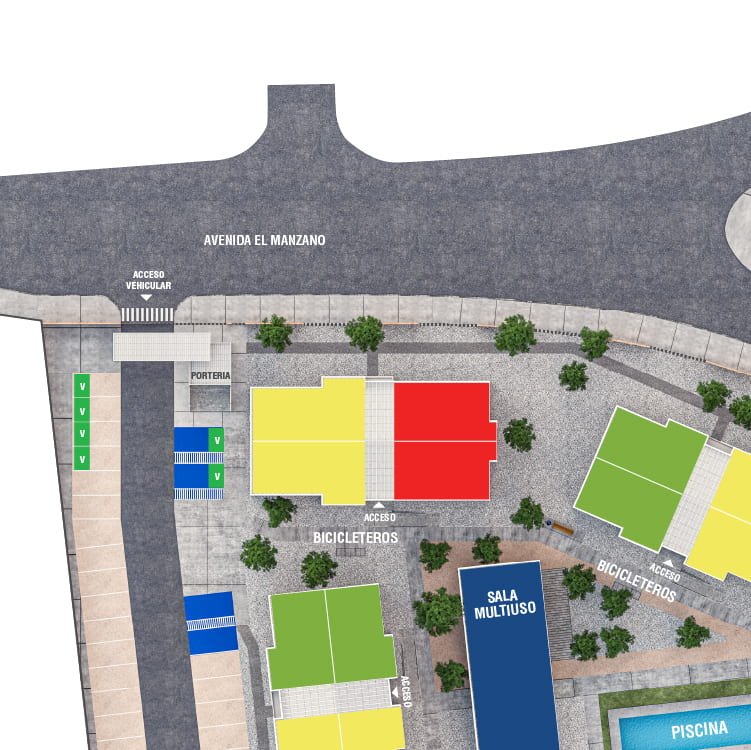 Emplazamiento Condominio Curamapu